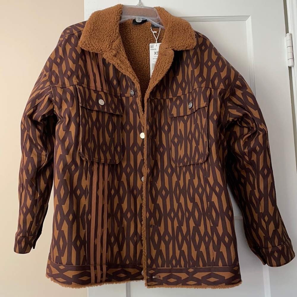 Denim Monogram Jacket - Adidas x Ivy Park - XS